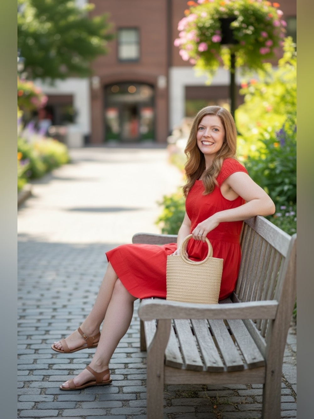 Gianni Bini Coral Red Dress